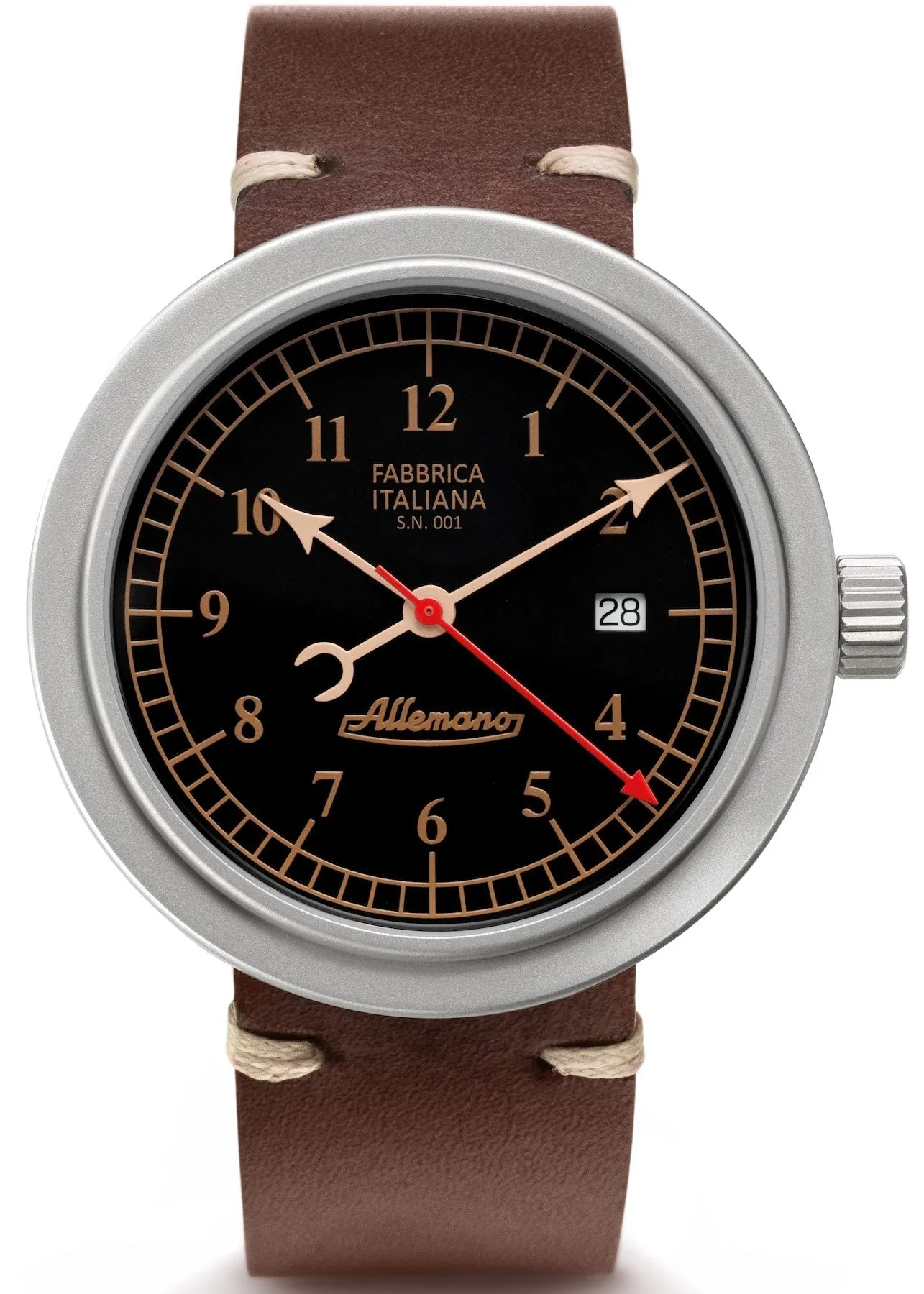 ALM Watch Day Black Sandblasted Case