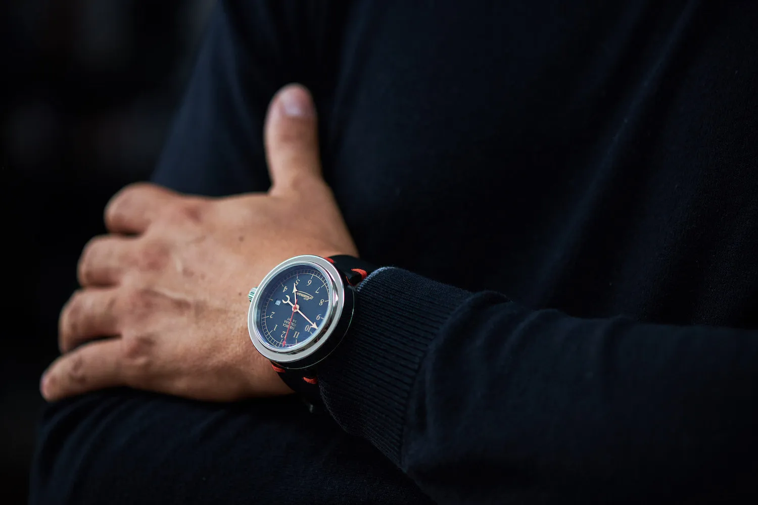ALM Watch Day Black Sandblasted Case