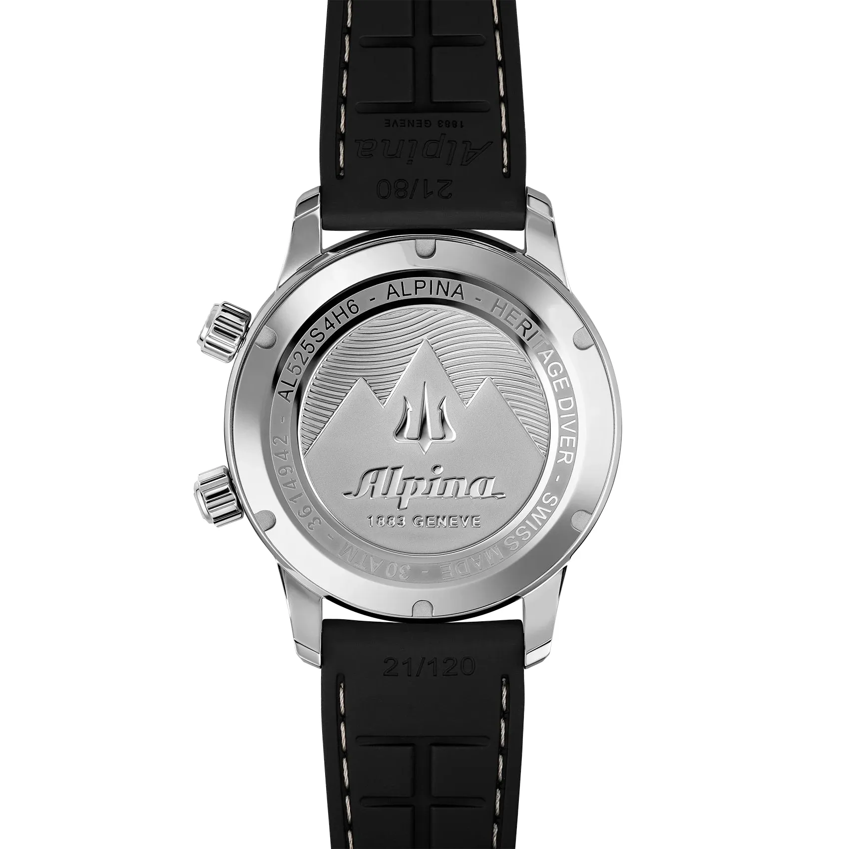 Alpina Seastrong Diver 300 Heritage Silver Watch AL-525S4H6
