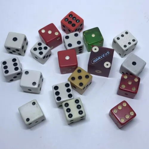 Antique Vintage Rare Dice Collection