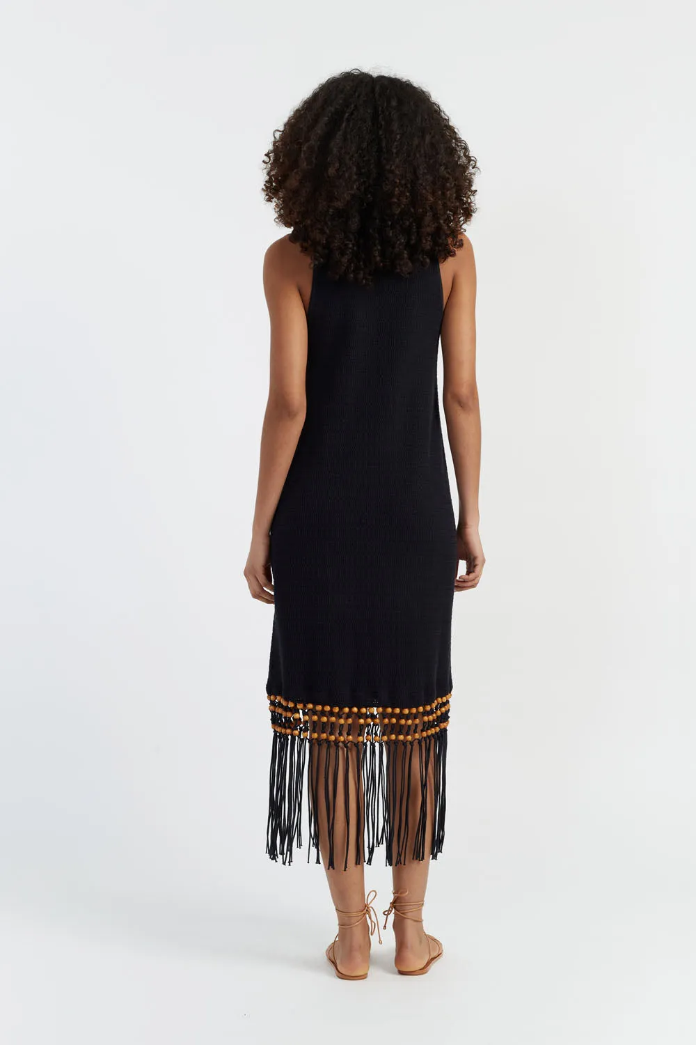 Black Laura Whitmore Beaded Dress