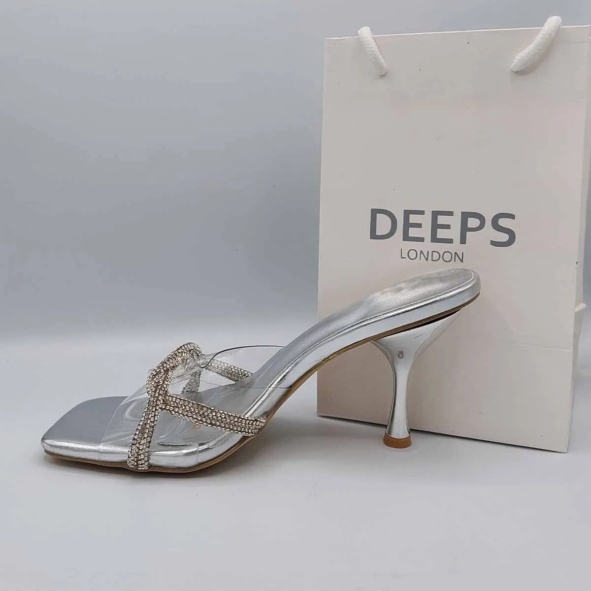 BLAIR STRAPPY DIAMANTE DESIGN MULE SANDAL