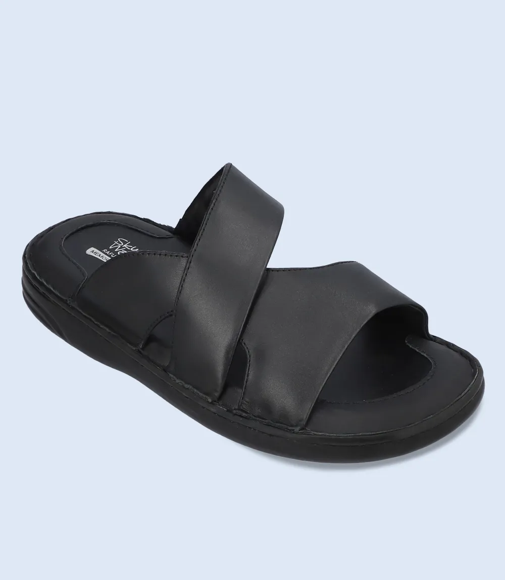 BM5905-BLACK-Men Comfort Slipper