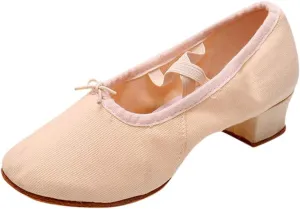 CsgrFagr Women Ladies Dancing Prom Ballroom Latin Ballet Dance Singles Shoes Riding Boots Women (Beige, 8)