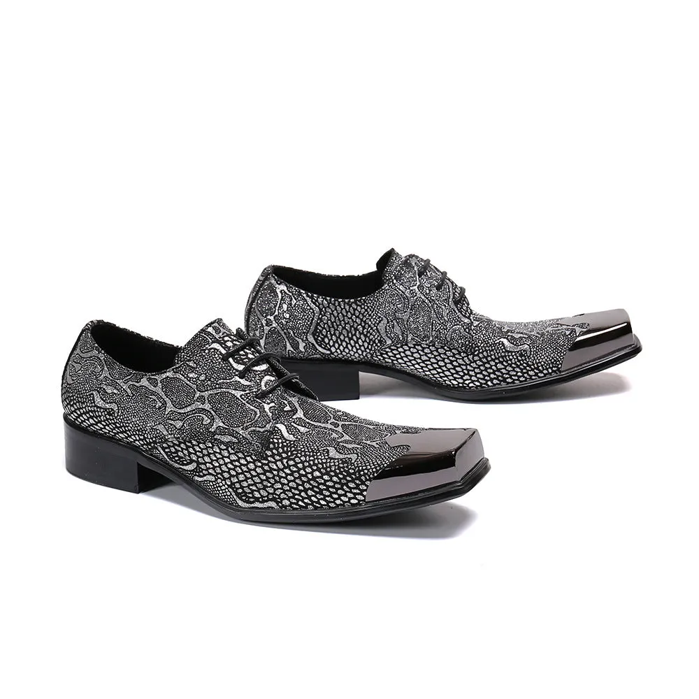 Fashion men's formal business leather shoes 2020 new summer British style square head loafers wedding shoes cowhide shoes tide