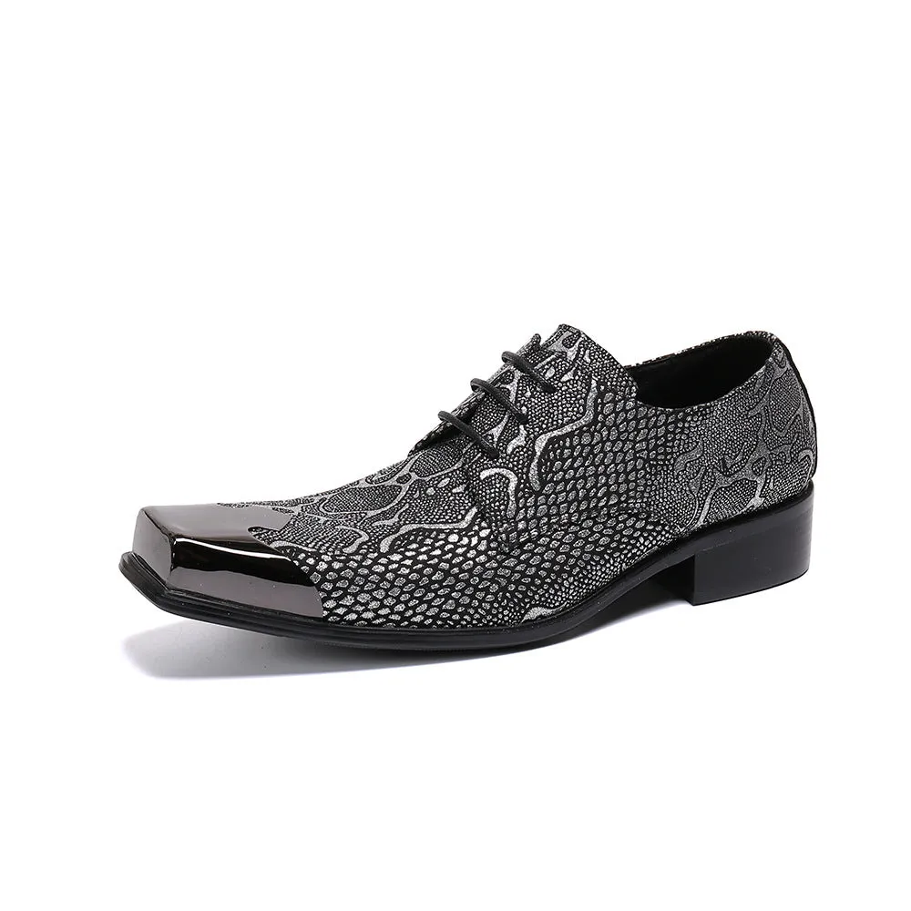 Fashion men's formal business leather shoes 2020 new summer British style square head loafers wedding shoes cowhide shoes tide