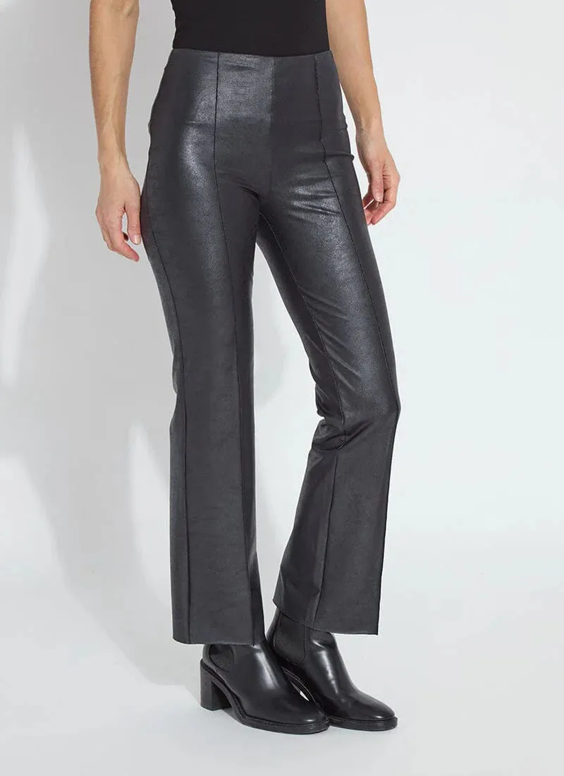 Final Sale Elysse Foiled Leather Pant in Black - Lysse 10-3401