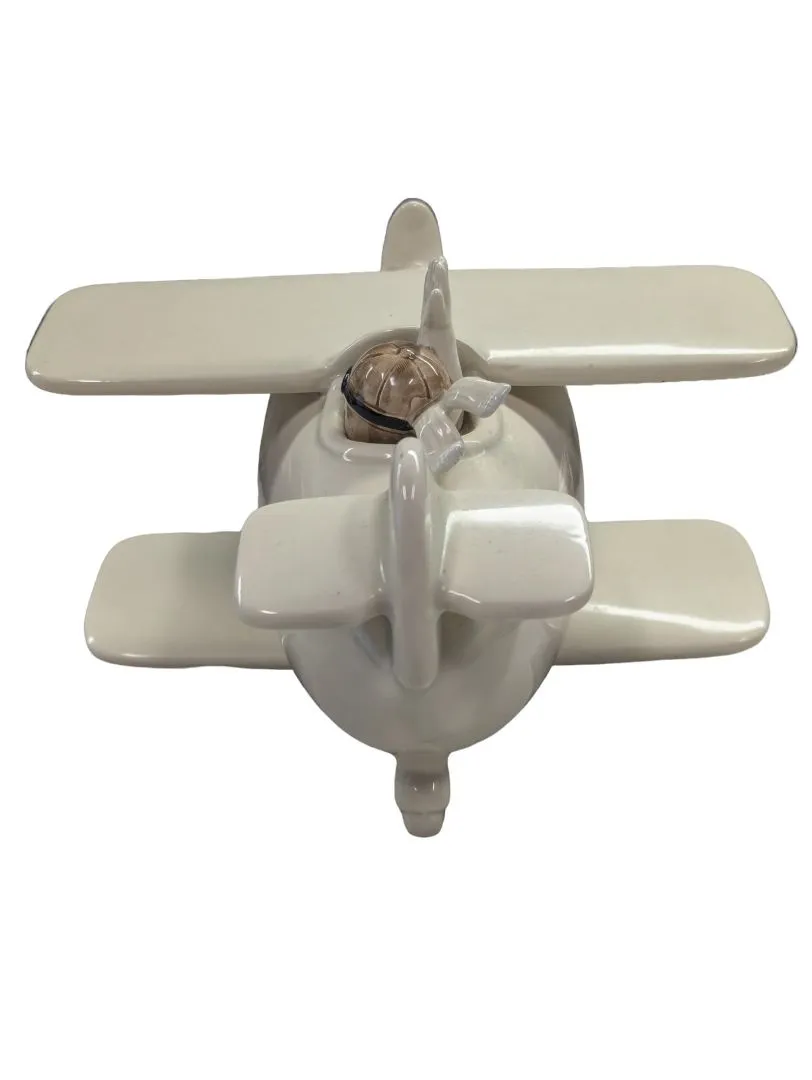 Fitz & Floyd Airplane Piggy Bank RARE*