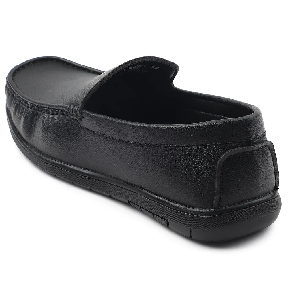 Fortune Black Formal Loafers For Men CLASSIK-1E By Liberty