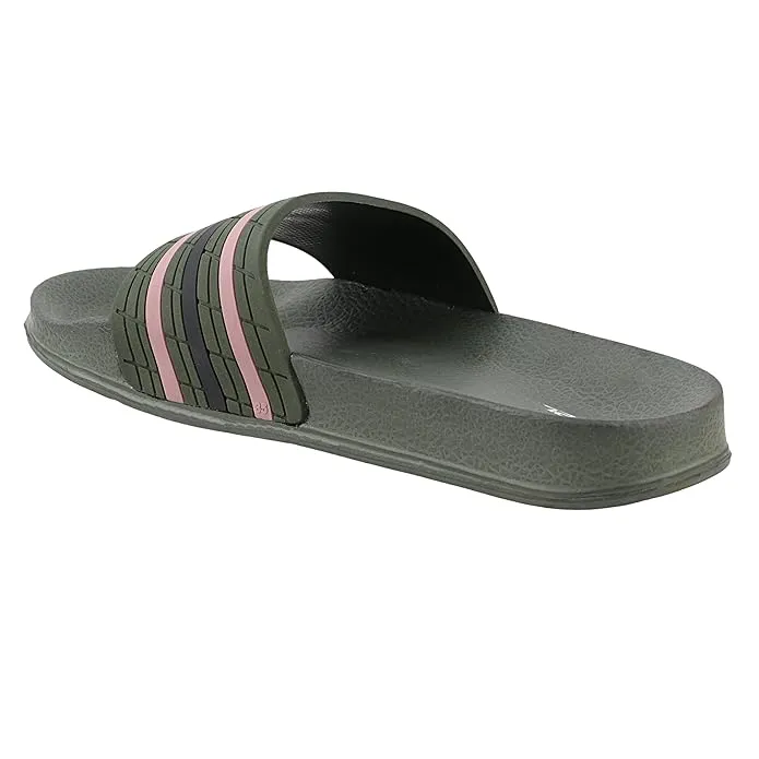 FUEL SLF-03 Kids Slippers (Olive/Black)