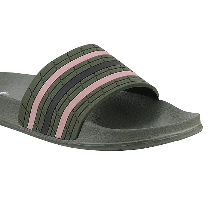 FUEL SLF-03 Kids Slippers (Olive/Black)