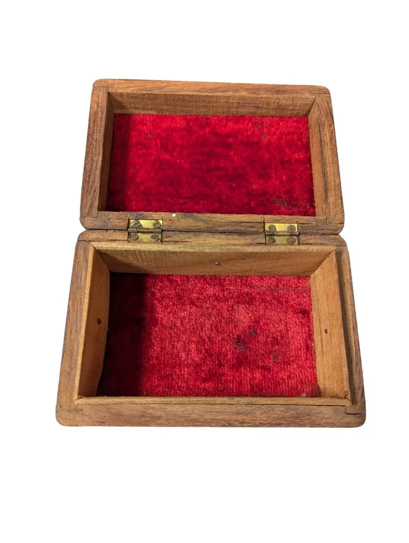 Hand Carved Teakwood Box