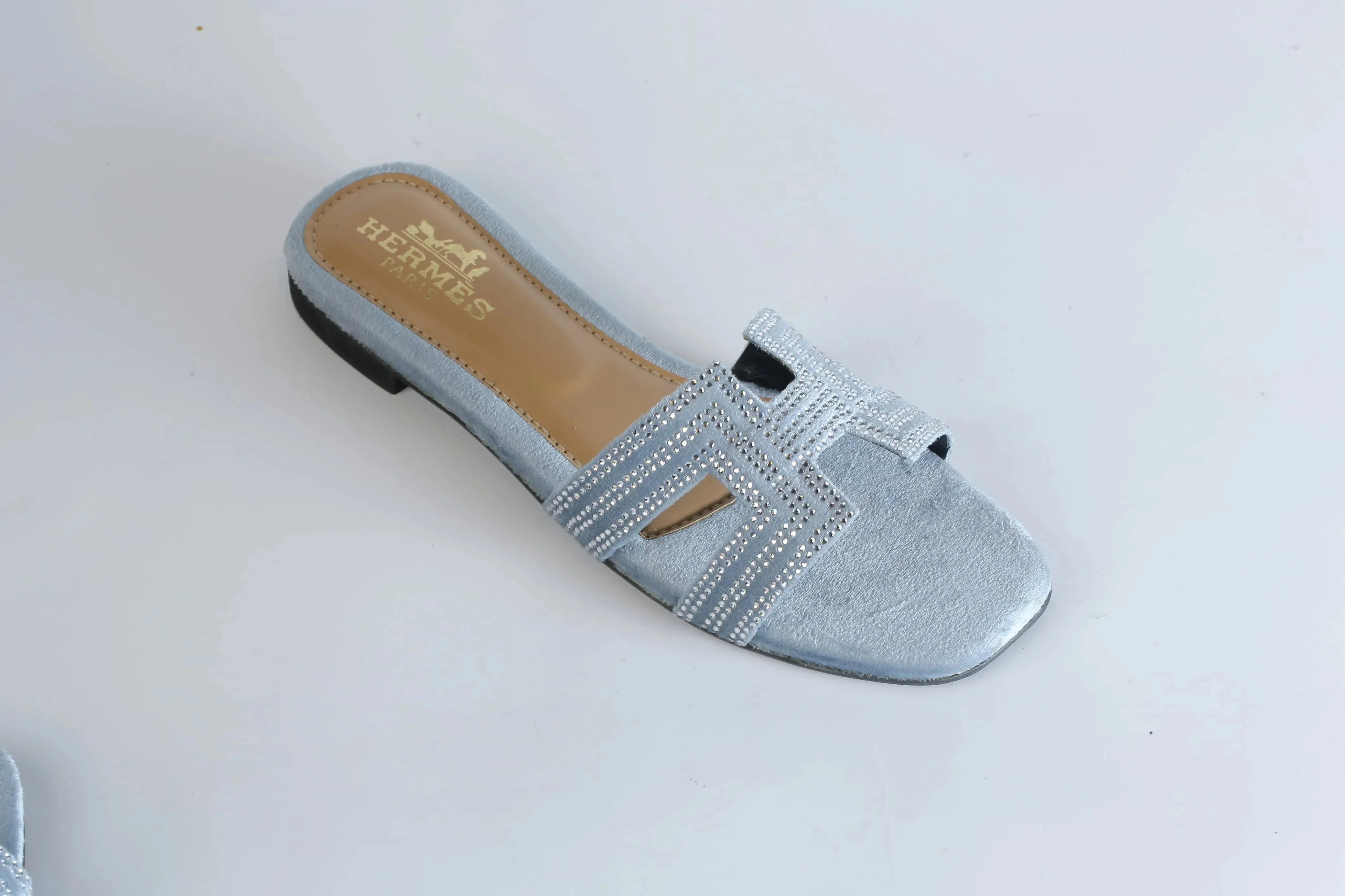 HERMES ORAN SANDAL - GREY