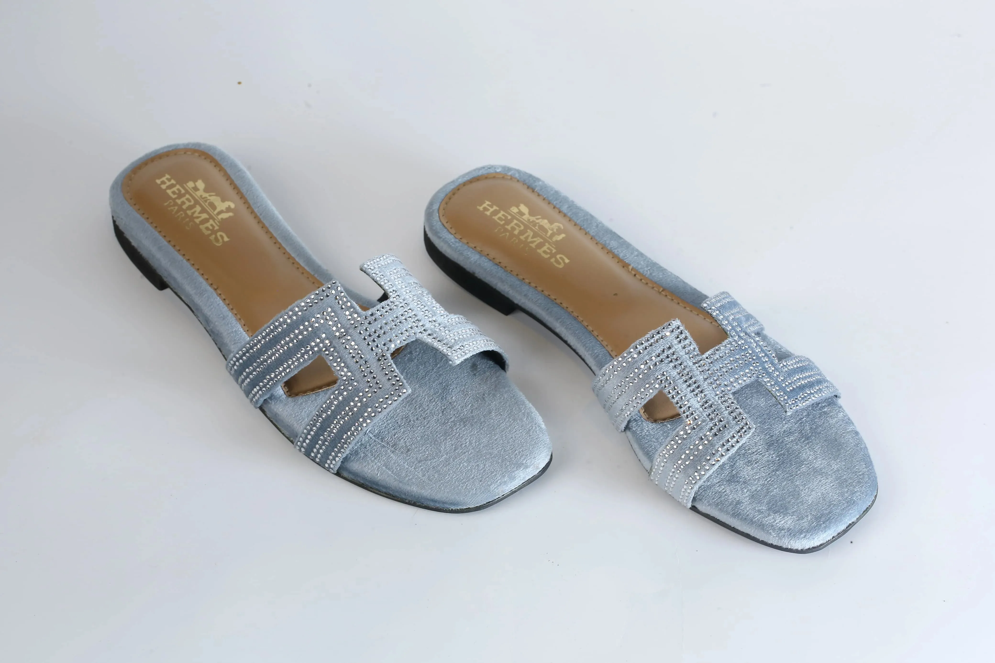 HERMES ORAN SANDAL - GREY