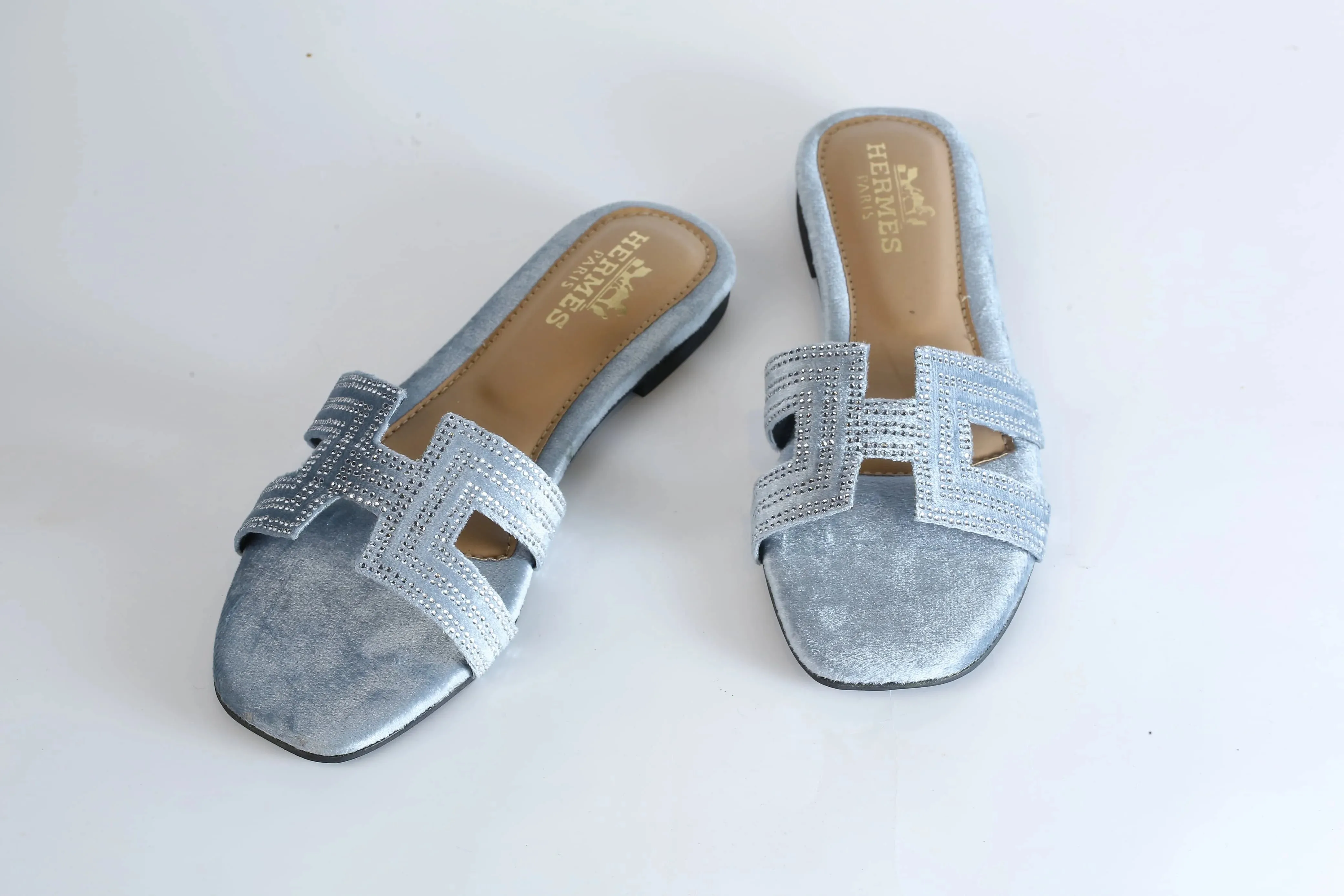 HERMES ORAN SANDAL - GREY