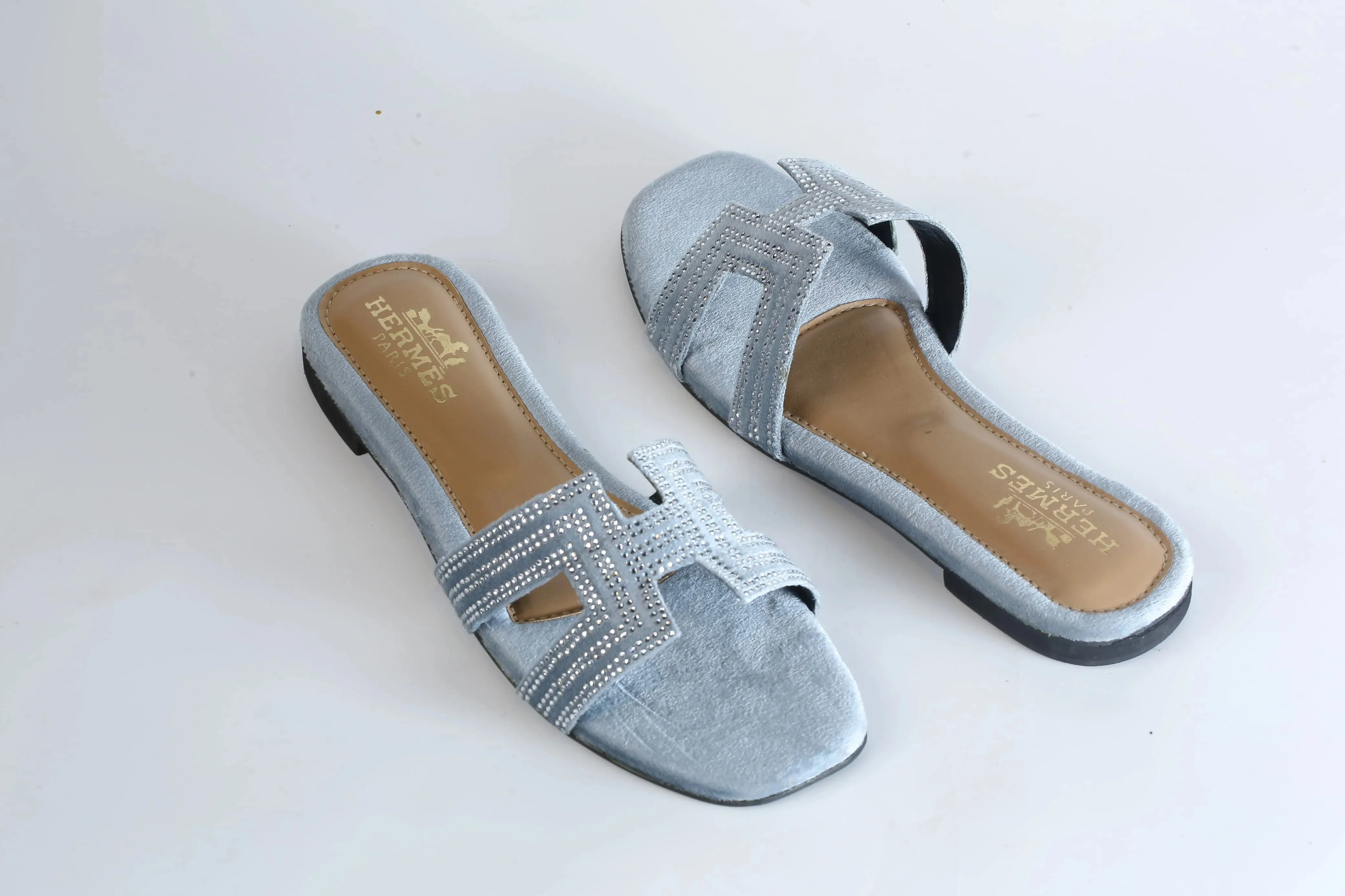 HERMES ORAN SANDAL - GREY