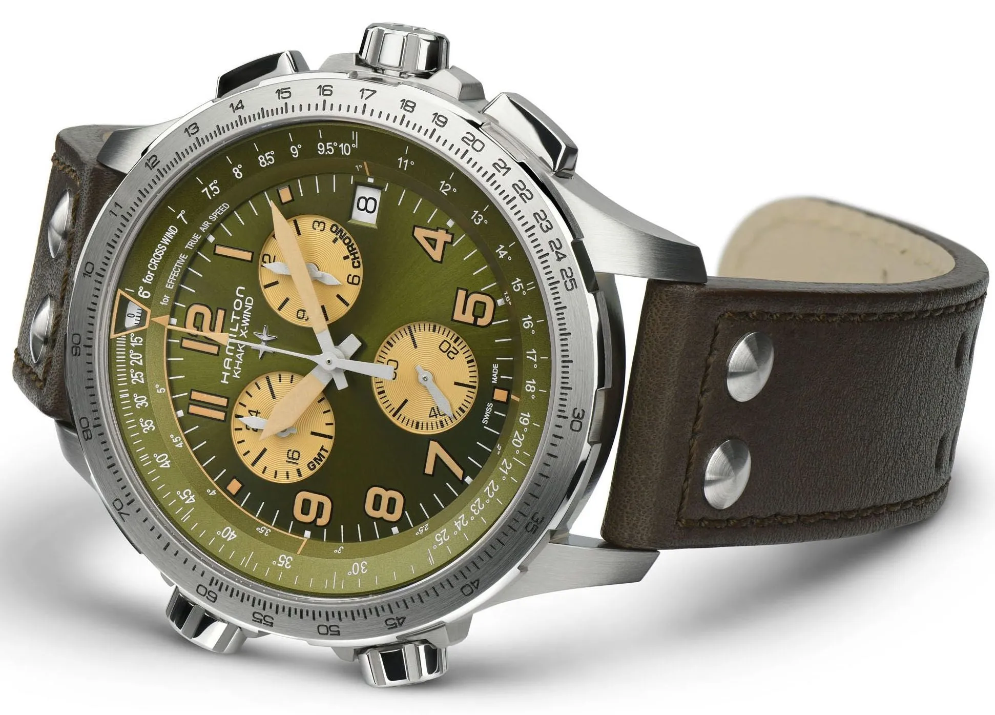 HML Watch Khaki Aviation X-Wind GMT Chrono Quartz