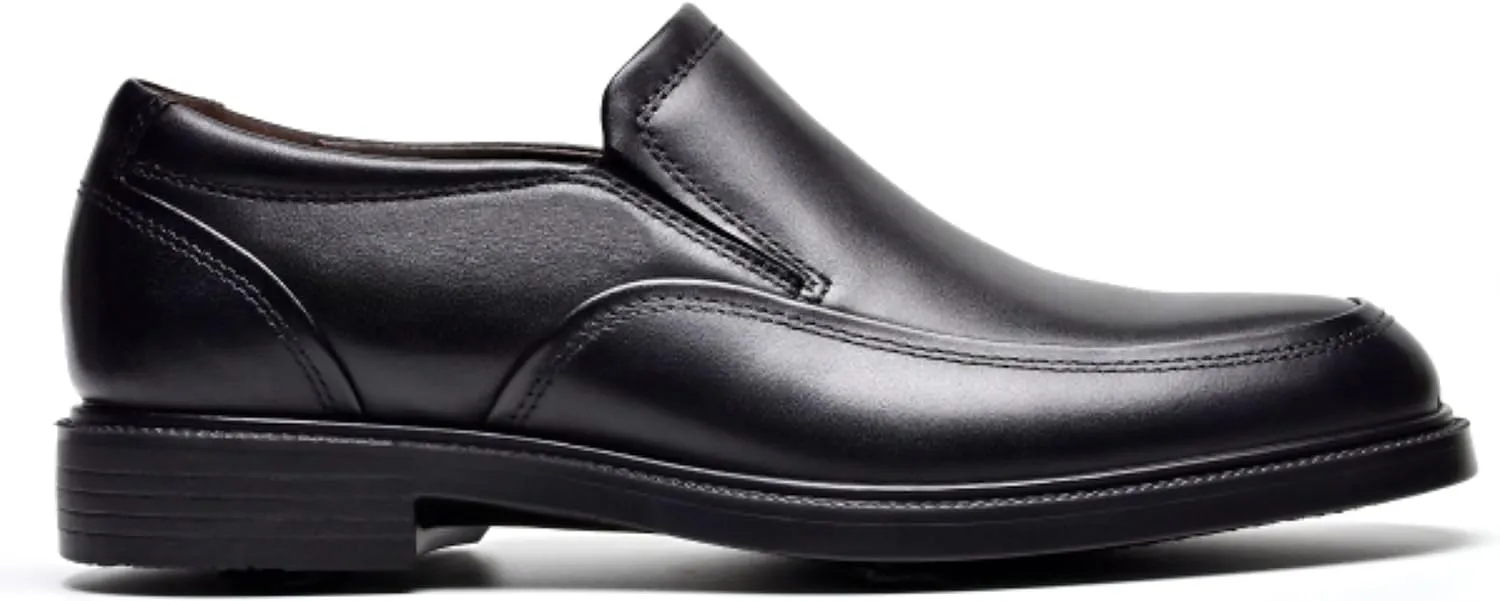 Justar Men's Genuine Leather Casual Dress Shoes Slip-On Bussiness Shoes Formal Penny Loafers for Men Tuxedo Shoes