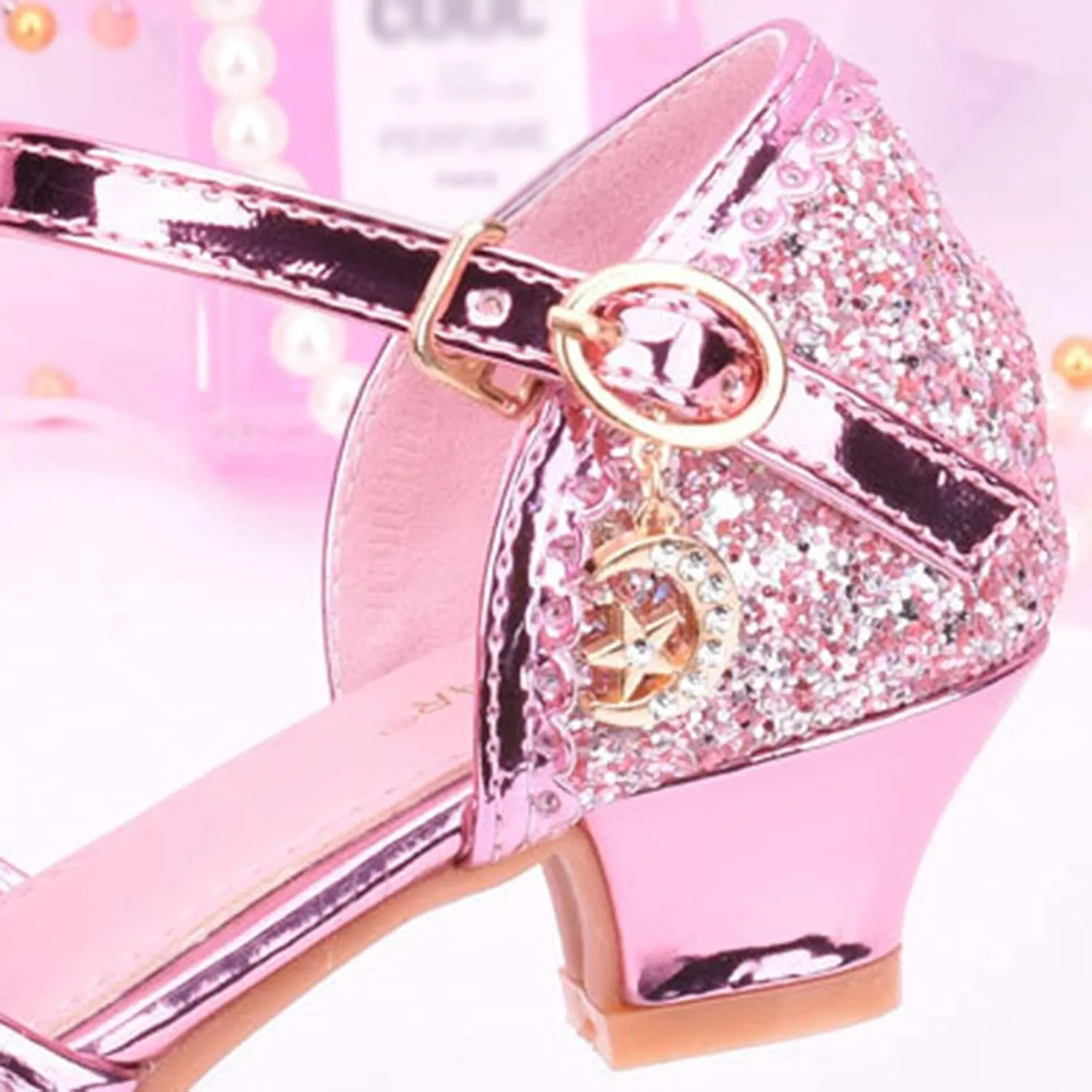 Kids Girls Glitter Butterfly Sandals Sequin hinestone Dress Shoes Little/Big Kids Princess Fashion Shiny Shoes
