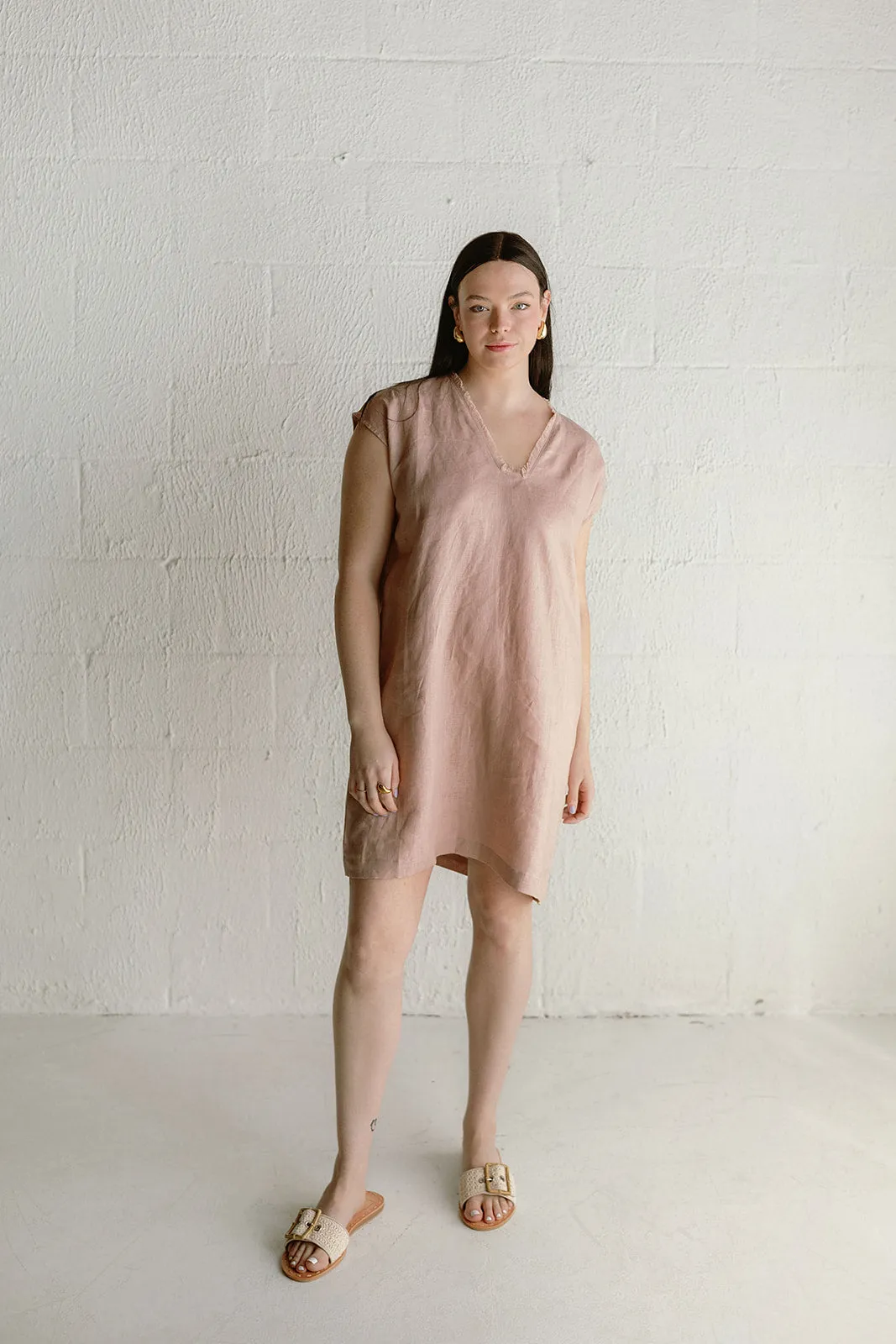 Linen Mini Dress