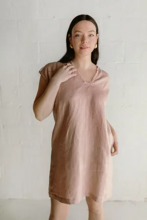 Linen Mini Dress