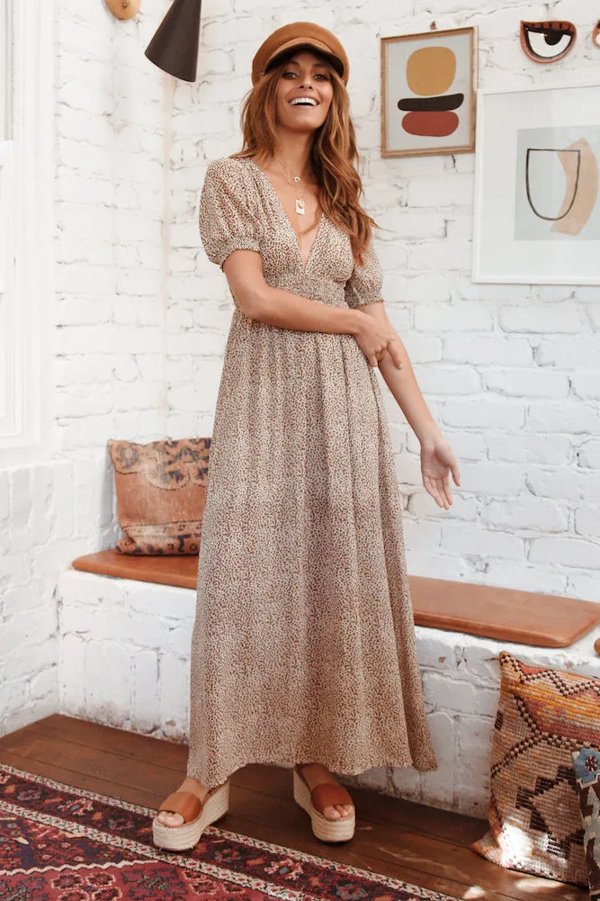 Sunnybrook Maxi Dress Leopard