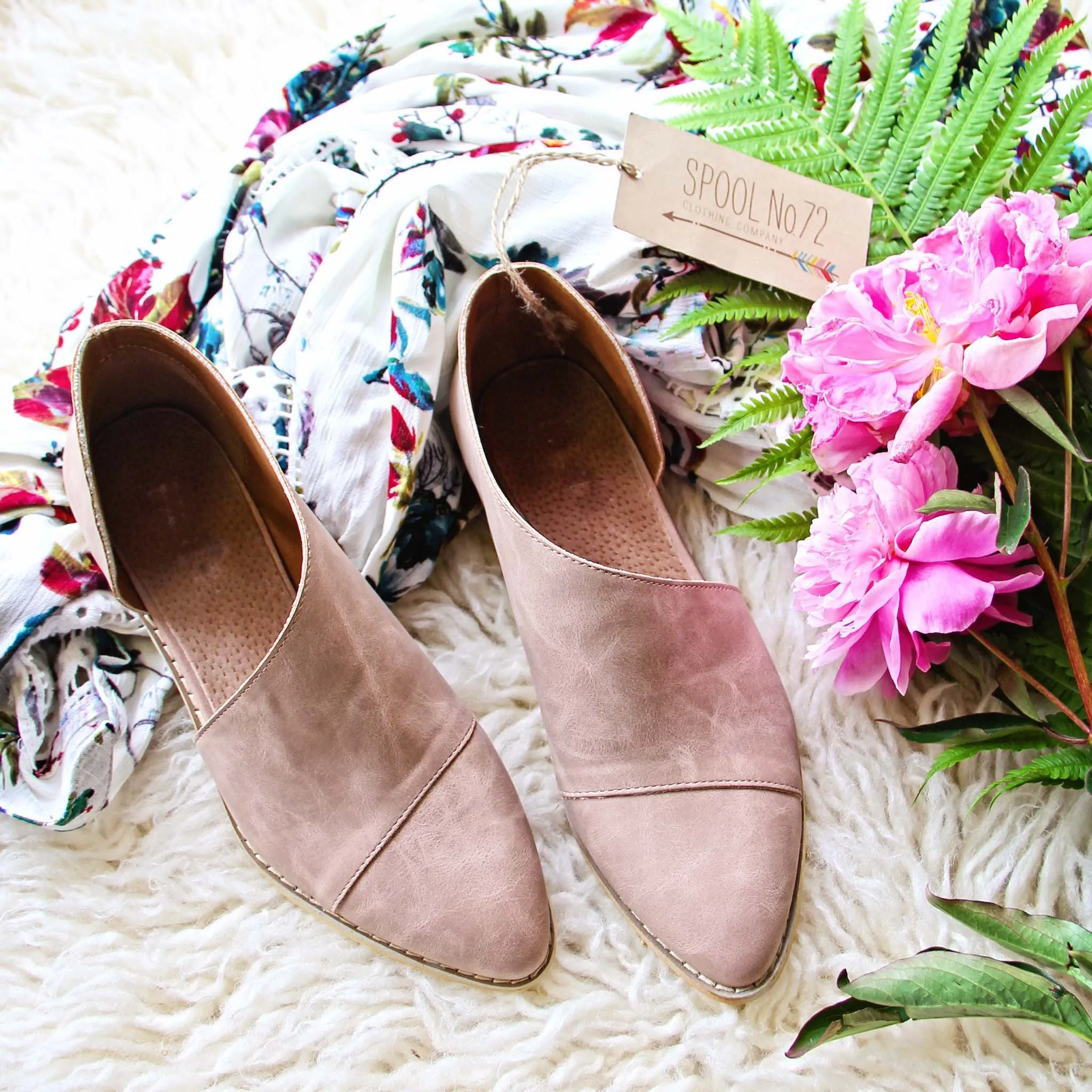 The Freya Bootie in Rose