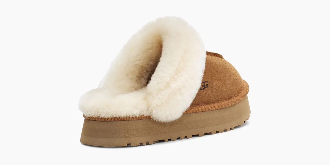 UGG Womens Disquette Platform Slippers - Chestnut