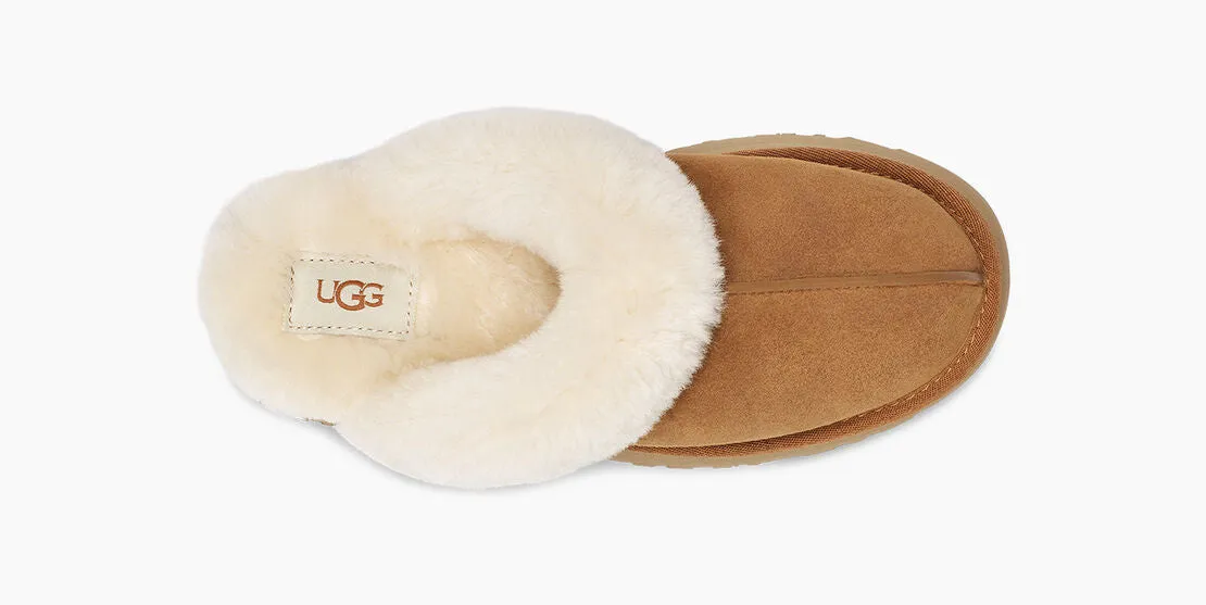 UGG Womens Disquette Platform Slippers - Chestnut
